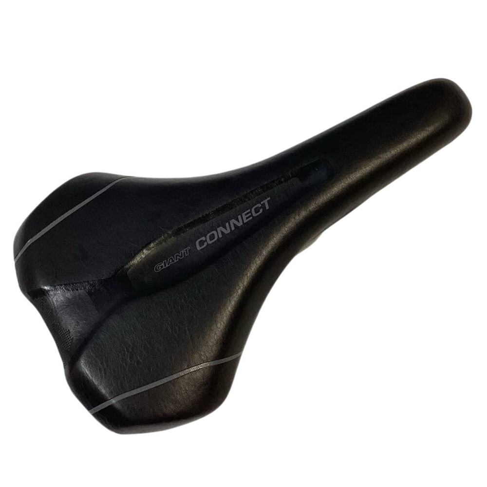 Giant Connect Womens Black Detachable Comfort Bike Saddle Seat Dual Metal Rail